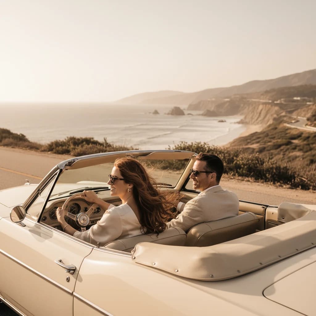 Couple on an adventure together